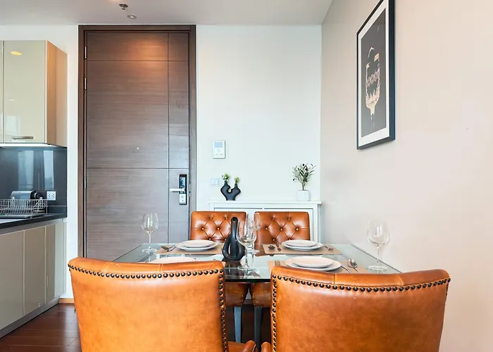 Near Bts - High Floor - Pool And Gym - Sontana Apartamento Banguecoque