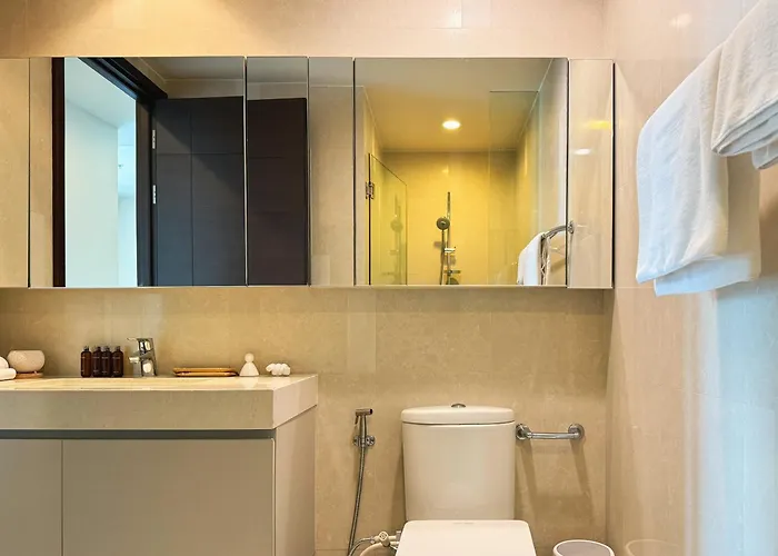 Near Bts - High Floor - Pool And Gym - Sontana Apartamento Banguecoque