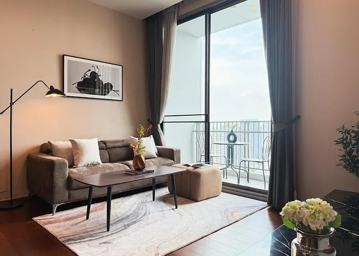 Apartment Near Bts - High Floor - Pool And Gym - Sontana Bangkok